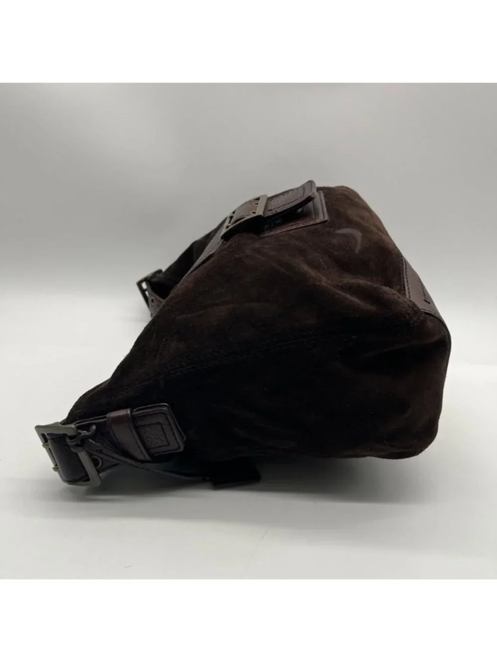 Banana Republic Chocolate Brown Suede Slouchy Hobo Bag